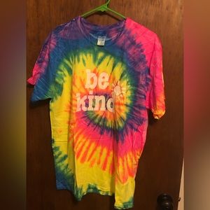 Sunshine Sisters Be Kind Tie Dye Tee Large